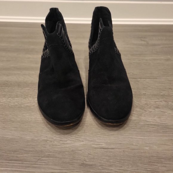 Vince Camuto LEATHER Pevista Ankle Boots Size 9.5 - Picture 4 of 8